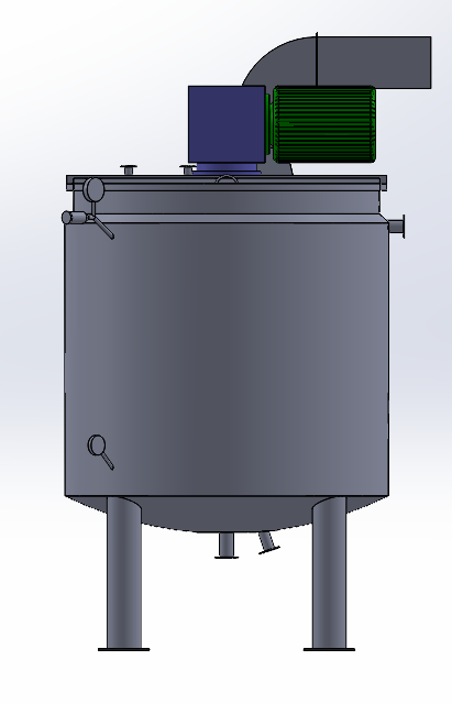 Ribbon Blender Mixer Alternate View